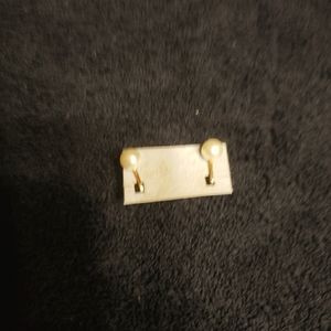 Vintage Pearl Clip Earrings